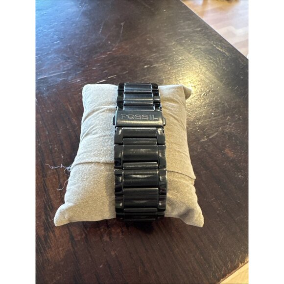 Fossil Arkitekt 50m/165 Feet. Black Wrist Watch. FS-4295 Stainless Steel - Picture 3 of 6